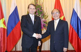 Chủ tịch Quốc hội hội đàm với Chủ tịch Duma quốc gia Nga